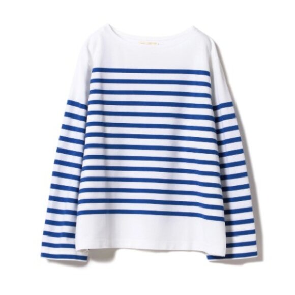 Beams Boy Tops - Beams Boy Stripe Big Boatneck T-shirt (O/S)